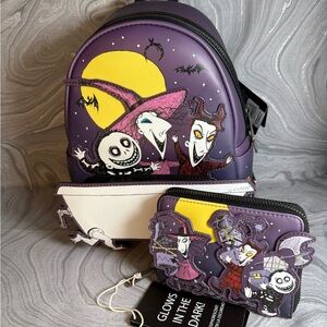 Lock, Shock, and Barrel Nightmare Before Christmas Loungefly